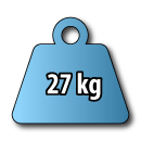 weight 27kg